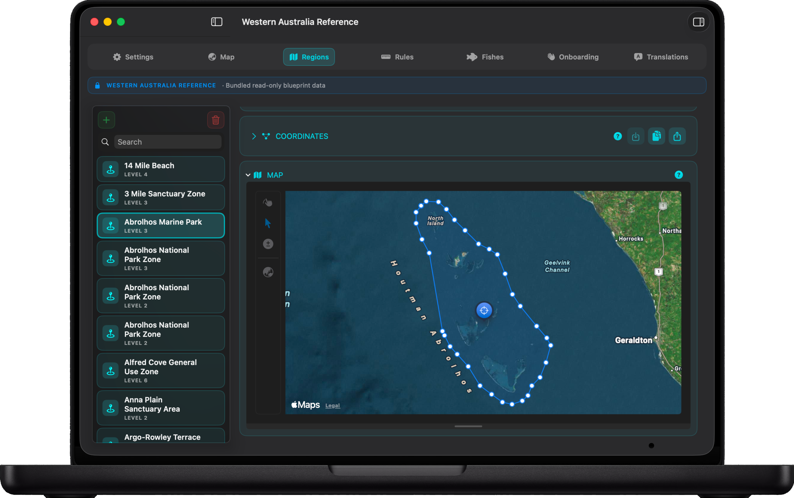 Steward, the FishOz authoring platform, with a live mobile preview
